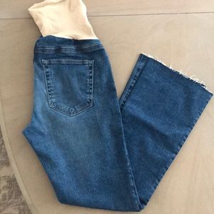 AG Maternity crop jeans